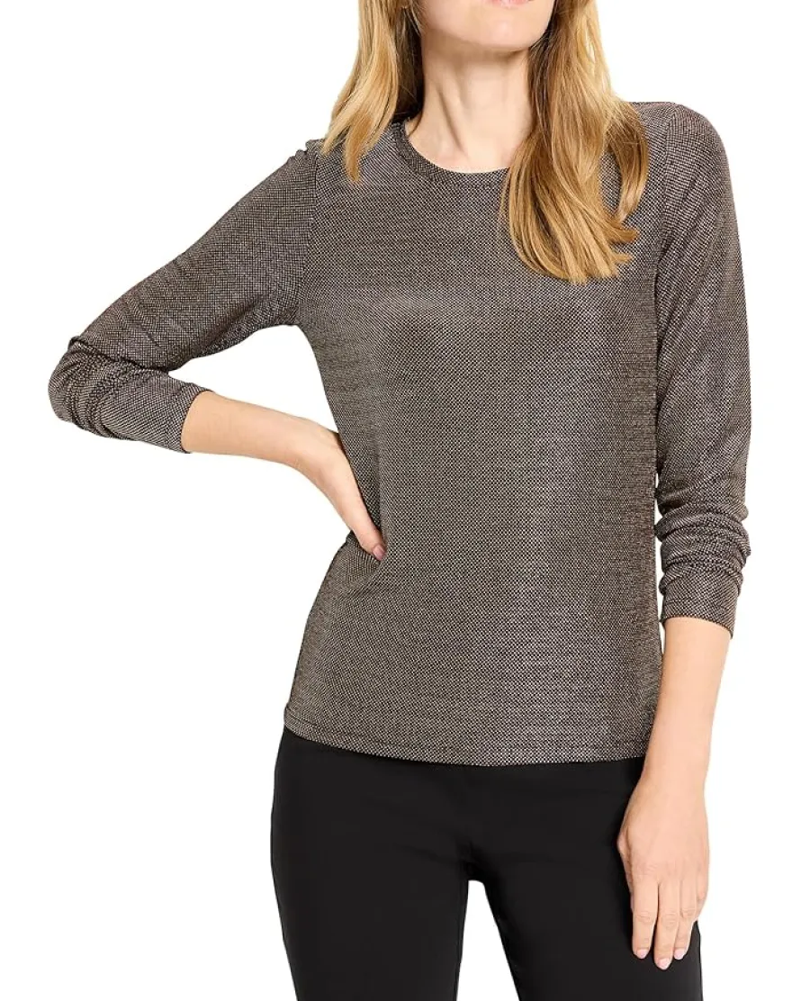 NIC+ZOE Petite Diamonte Knit Top Women's
