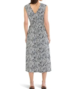NIC+ZOE Petite Inked Lines Dierdre Dress Women's