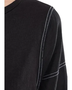 NIC+ZOE Petite Linen Sleeve Cotton Tee Women's