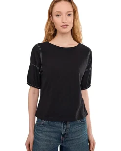 NIC+ZOE Petite Linen Sleeve Cotton Tee Women's