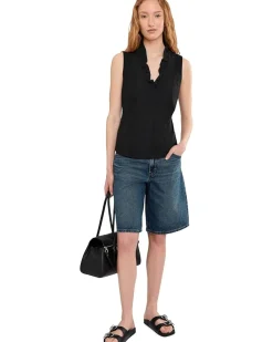 NIC+ZOE Petite Ruffled Around Tank Women's