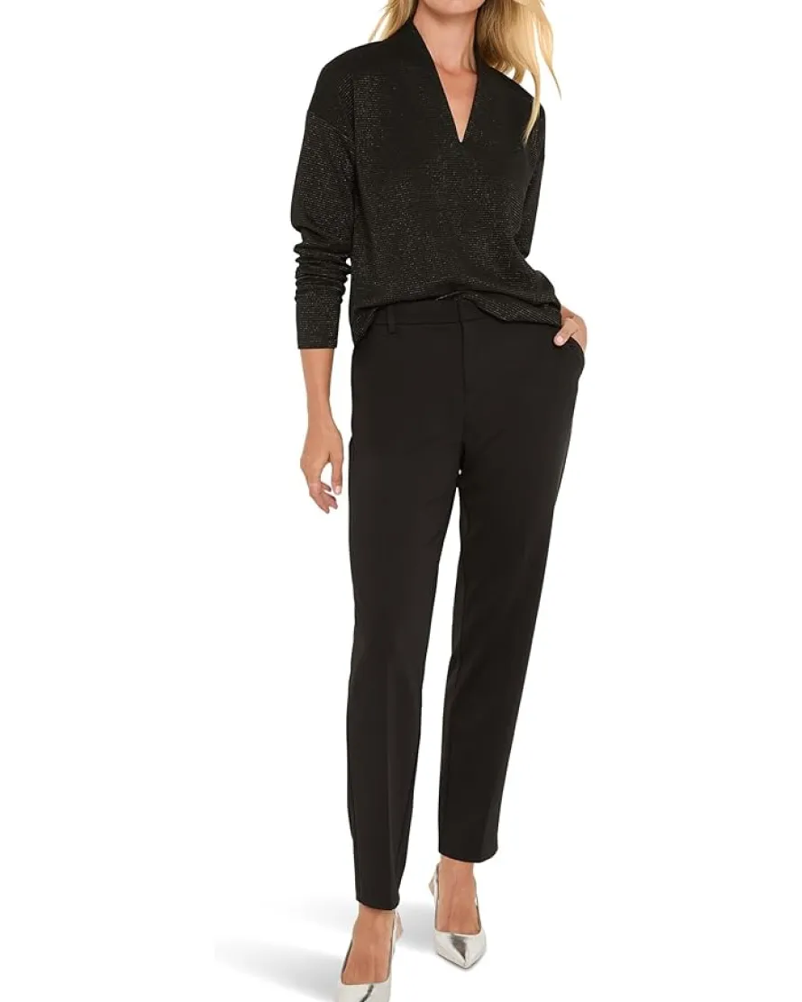 NIC+ZOE Petite Sparkle Stripe Everyday Top Women's