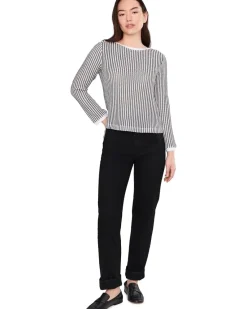 NIC+ZOE Petite Zigzag Knit Top Women's