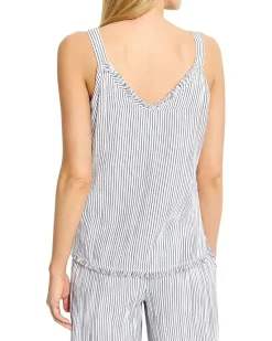 NIC+ZOE Pin Stripe Gauze Tank Women's