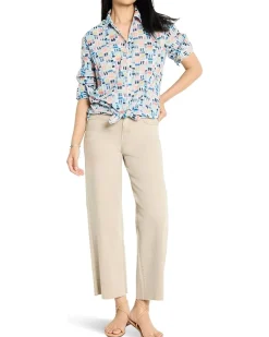 NIC+ZOE Portofino Cotton Boyfriend Shirt Women's