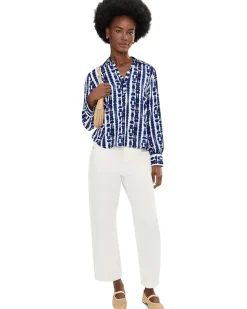 NIC+ZOE Shibori Stripe Top Women's