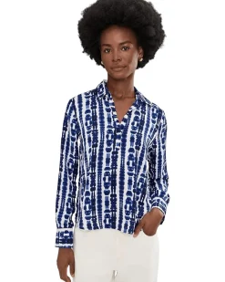 NIC+ZOE Shibori Stripe Top Women's