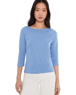 NIC+ZOE 3/4 Sleeve Ballet Boat Tee Women's