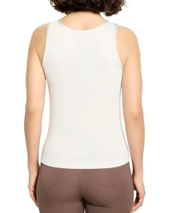 NIC+ZOE Trimmed Perfect Knit Ribbed Tank Women's