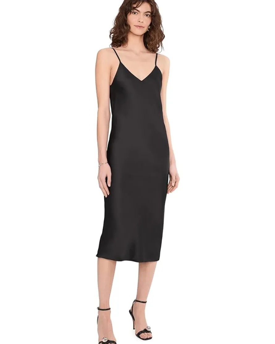 Norma Kamali Bias Slip Dress To Midcalf Women's