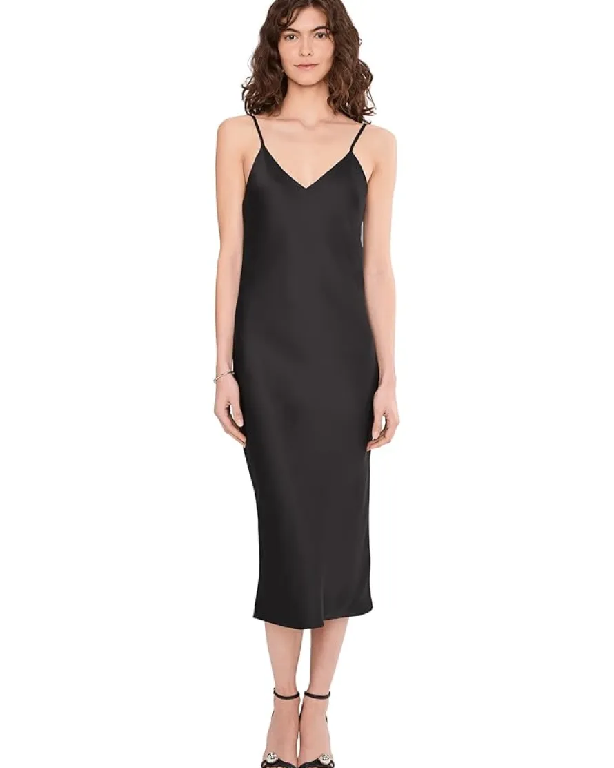 Norma Kamali Bias Slip Dress To Midcalf Women's