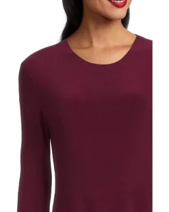 Norma Kamali Long Sleeve Flared Dress Women's