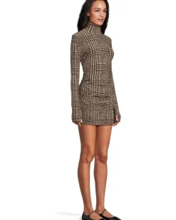 Norma Kamali Long Sleeve Turtleneck Pickleball Dress Women's