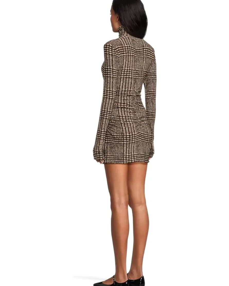 Norma Kamali Long Sleeve Turtleneck Pickleball Dress Women's