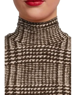 Norma Kamali Long Sleeve Turtle Swing Dress Women's