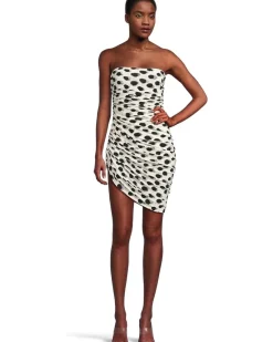 Norma Kamali Strapless Diana Mini Dress Women's