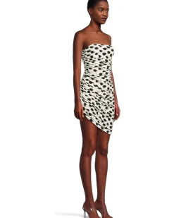 Norma Kamali Strapless Diana Mini Dress Women's