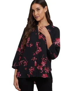 NYDJ Pinutck Blouse Women's