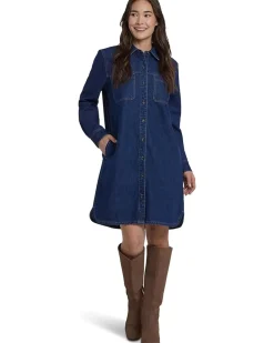 NYDJ Reese Denim Shirtdress Women's