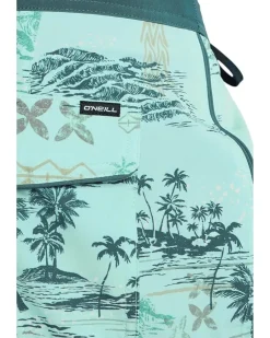 O'Neill Hyperfreak Mysto Scallop 19'' Boardshorts Men's