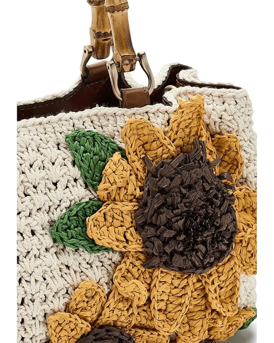 Patricia Nash Clea - Rev Cantinella W Raffia Sunflowers