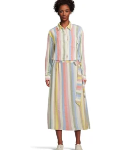 Pendleton Coastal Striped Button Up Shirt Women's