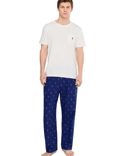 Polo Ralph Lauren All Over Pony Player Woven Sleepwear Pants Men's