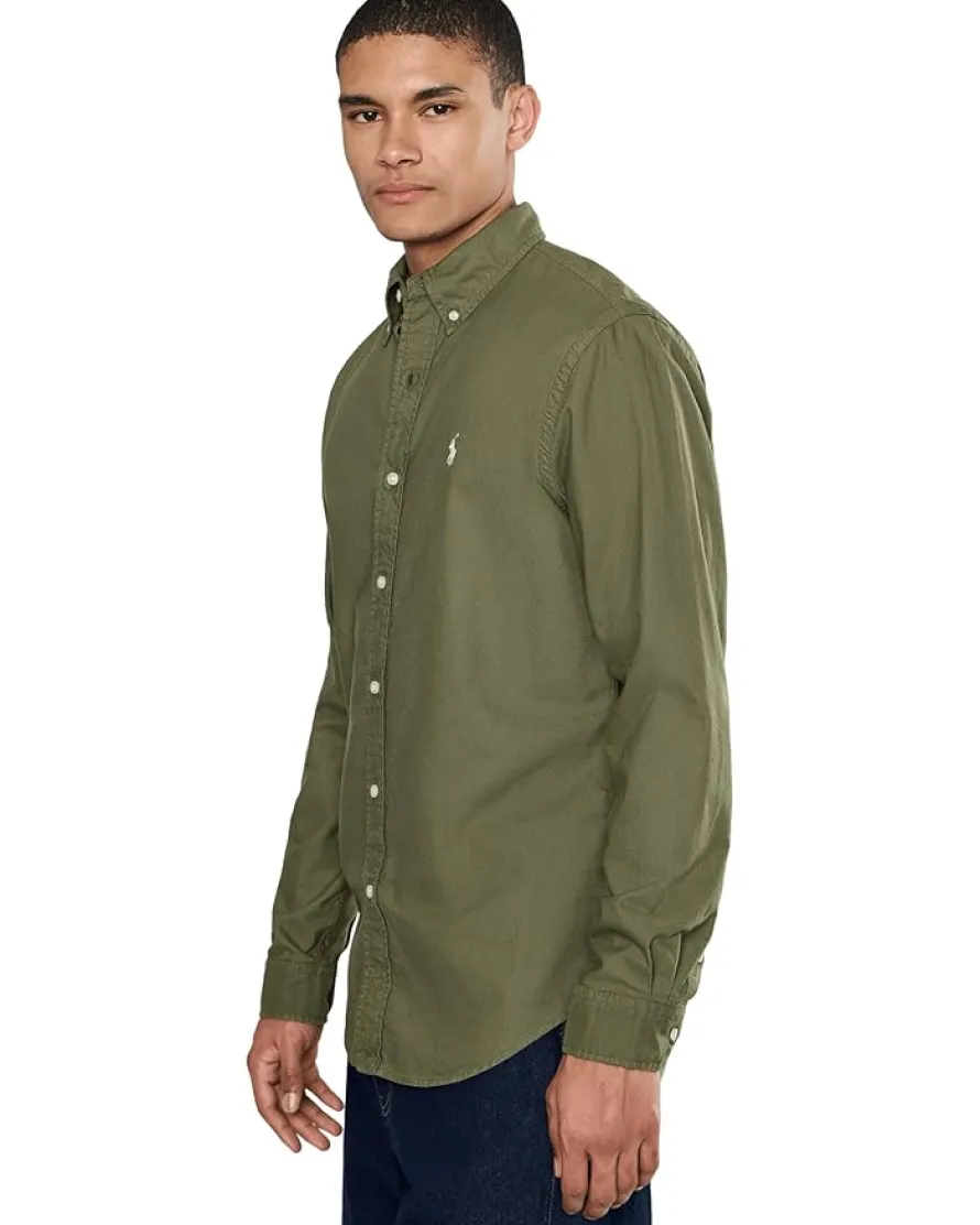 Polo Ralph Lauren Classic Fit Long Sleeve Garment Dyed Oxford Shirt Men's