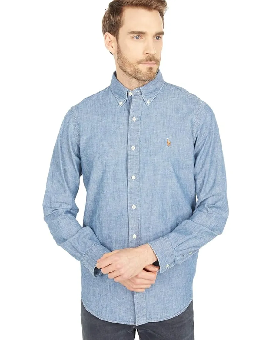 Polo Ralph Lauren Classic Fit Indigo Chambray Shirt Men's