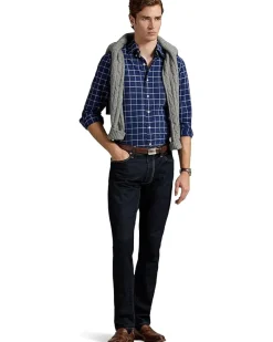 Polo Ralph Lauren Classic Fit Windowpane Oxford Shirt Men's