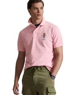 Polo Ralph Lauren Classic Fit Polo Bear Mesh Polo Shirt Men's