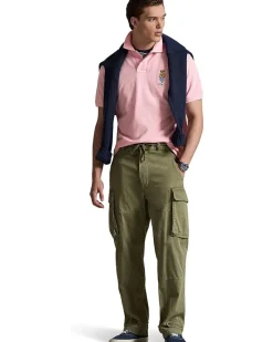 Polo Ralph Lauren Classic Fit Polo Bear Mesh Polo Shirt Men's
