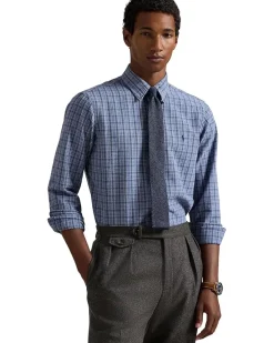Polo Ralph Lauren Classic Fit Plaid Brushed Oxford Shirt Men's