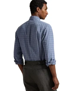 Polo Ralph Lauren Classic Fit Plaid Brushed Oxford Shirt Men's