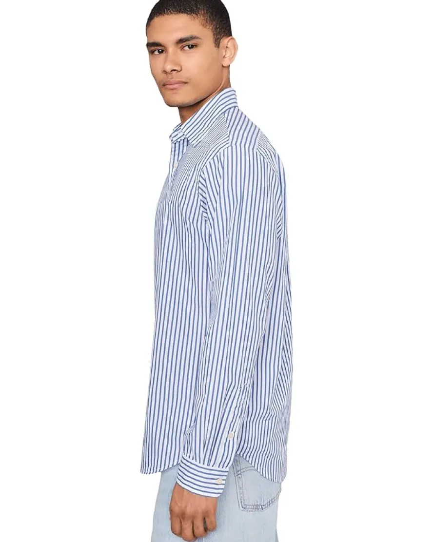 Polo Ralph Lauren Classic Fit Striped Broadcloth Shirt Men's