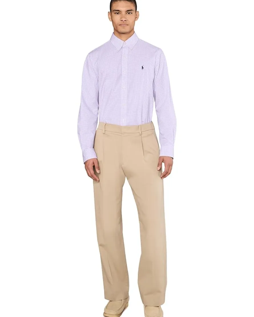 Polo Ralph Lauren Classic Fit Gingham Stretch Poplin Shirt Men's