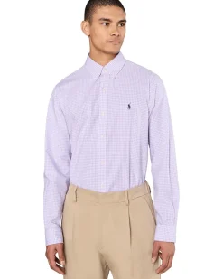 Polo Ralph Lauren Classic Fit Gingham Stretch Poplin Shirt Men's