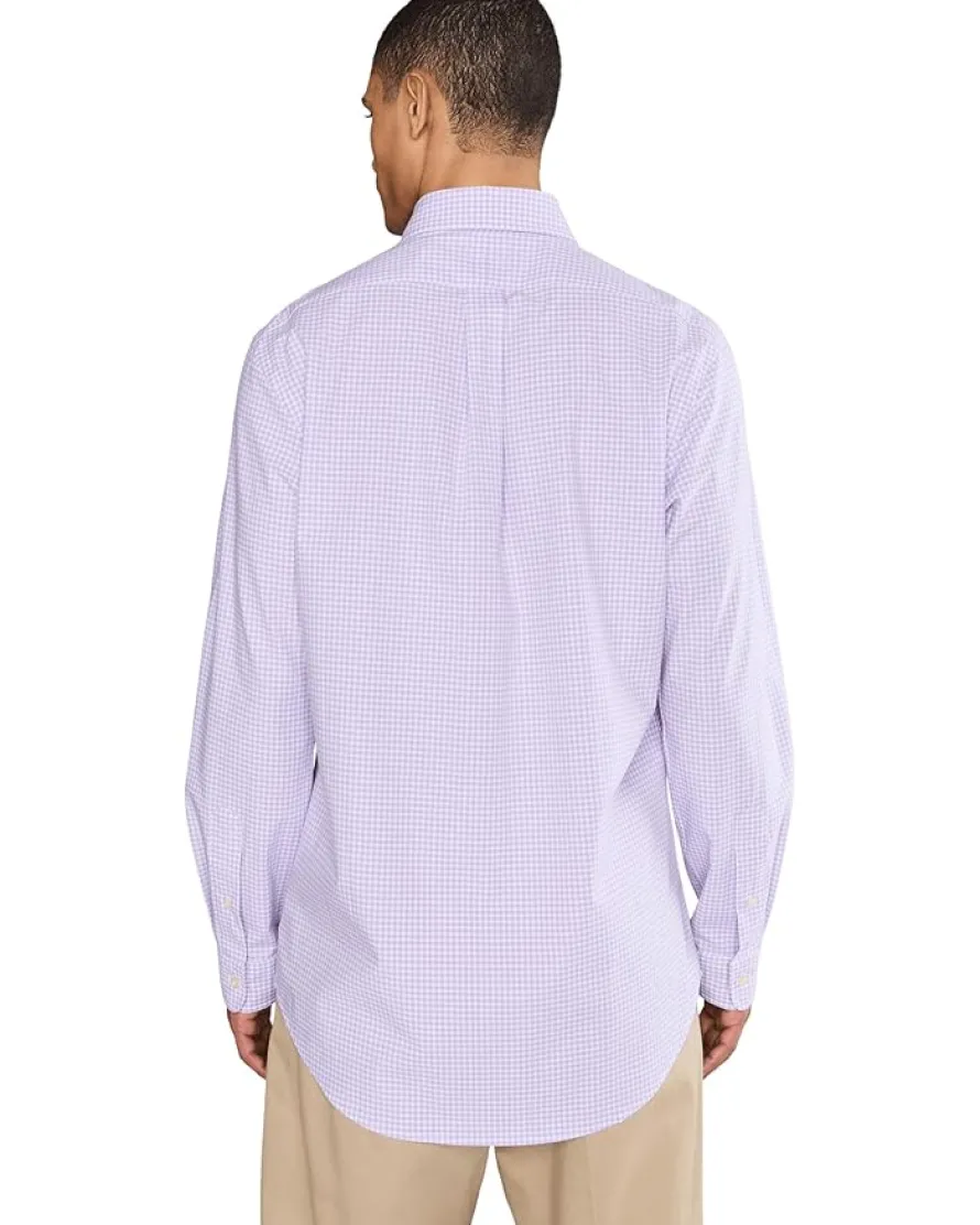 Polo Ralph Lauren Classic Fit Gingham Stretch Poplin Shirt Men's
