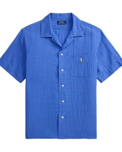 Polo Ralph Lauren Classic Fit Linen-Blend Seersucker Shirt Men's