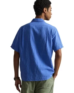 Polo Ralph Lauren Classic Fit Linen-Blend Seersucker Shirt Men's