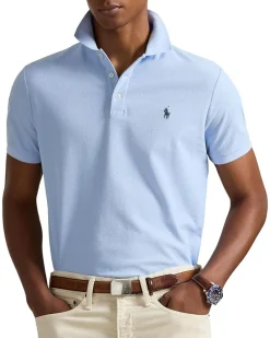 Polo Ralph Lauren Custom Slim Fit Honeycomb-Mesh Polo Men's