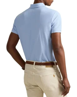 Polo Ralph Lauren Custom Slim Fit Honeycomb-Mesh Polo Men's