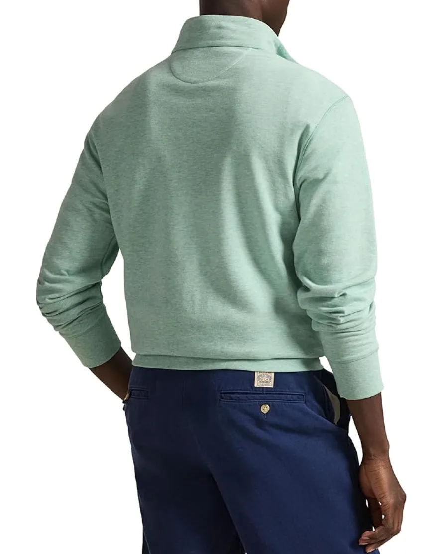 Polo Ralph Lauren Long Sleeve Lux Jersey Quarter Zip Pullover Men's