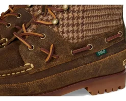 Polo Ralph Lauren Ranger Mid Suede & Wool Tweed Boots Men's