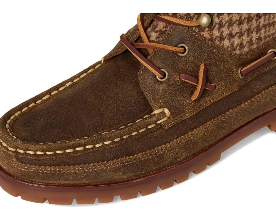 Polo Ralph Lauren Ranger Mid Suede & Wool Tweed Boots Men's