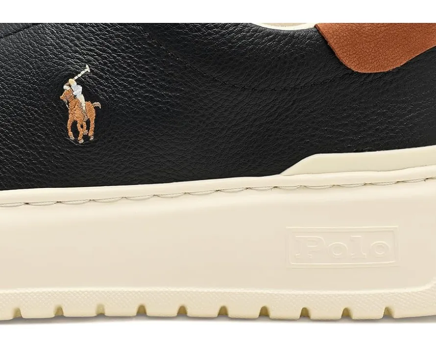 Polo Ralph Lauren RLite Court Tumbled Leather Sneakers Men's