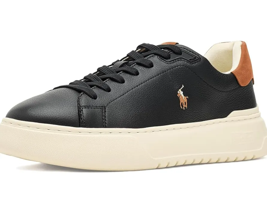 Polo Ralph Lauren RLite Court Tumbled Leather Sneakers Men's