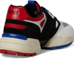 Polo Ralph Lauren Suede Leather Mesh-Polo Jgr Pp-Sneakers-Low Top Lace Men's