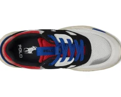 Polo Ralph Lauren Suede Leather Mesh-Polo Jgr Pp-Sneakers-Low Top Lace Men's