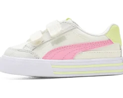 PUMA Kids Court Classic Vulc Hook And Loop Shoes (Toddler)